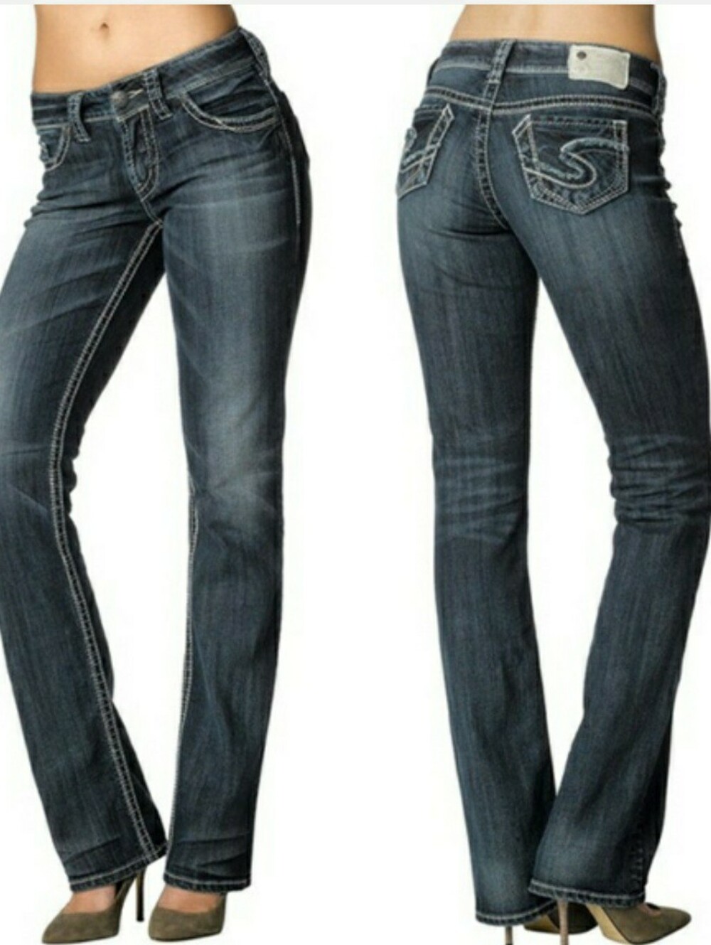 SILVER JEANS | Suki Straight Jeans Size 18W L32